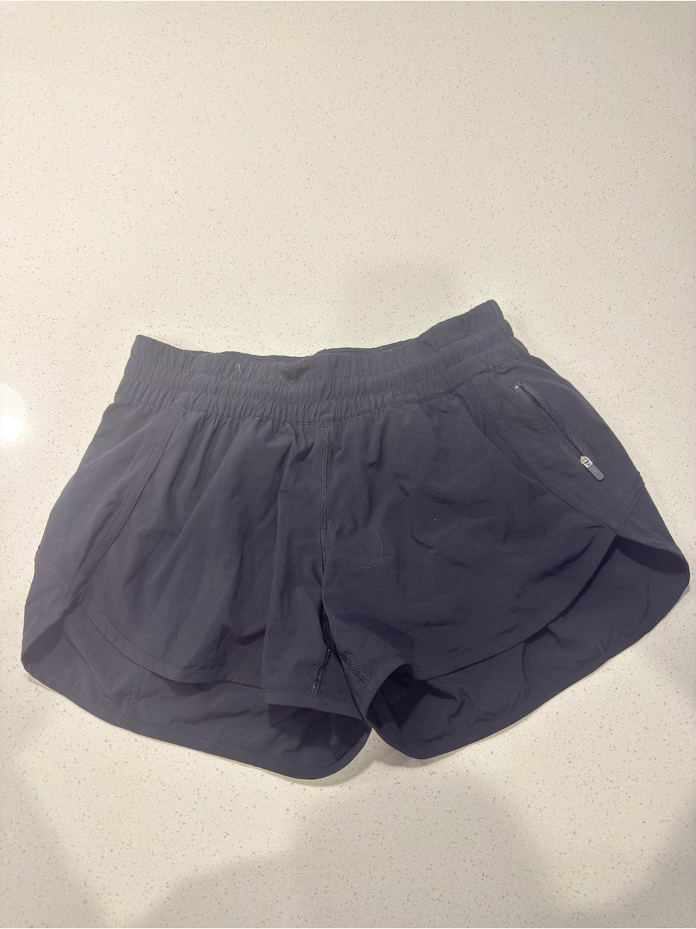 lululemon athletica Tracker Low Rise Black Shorts